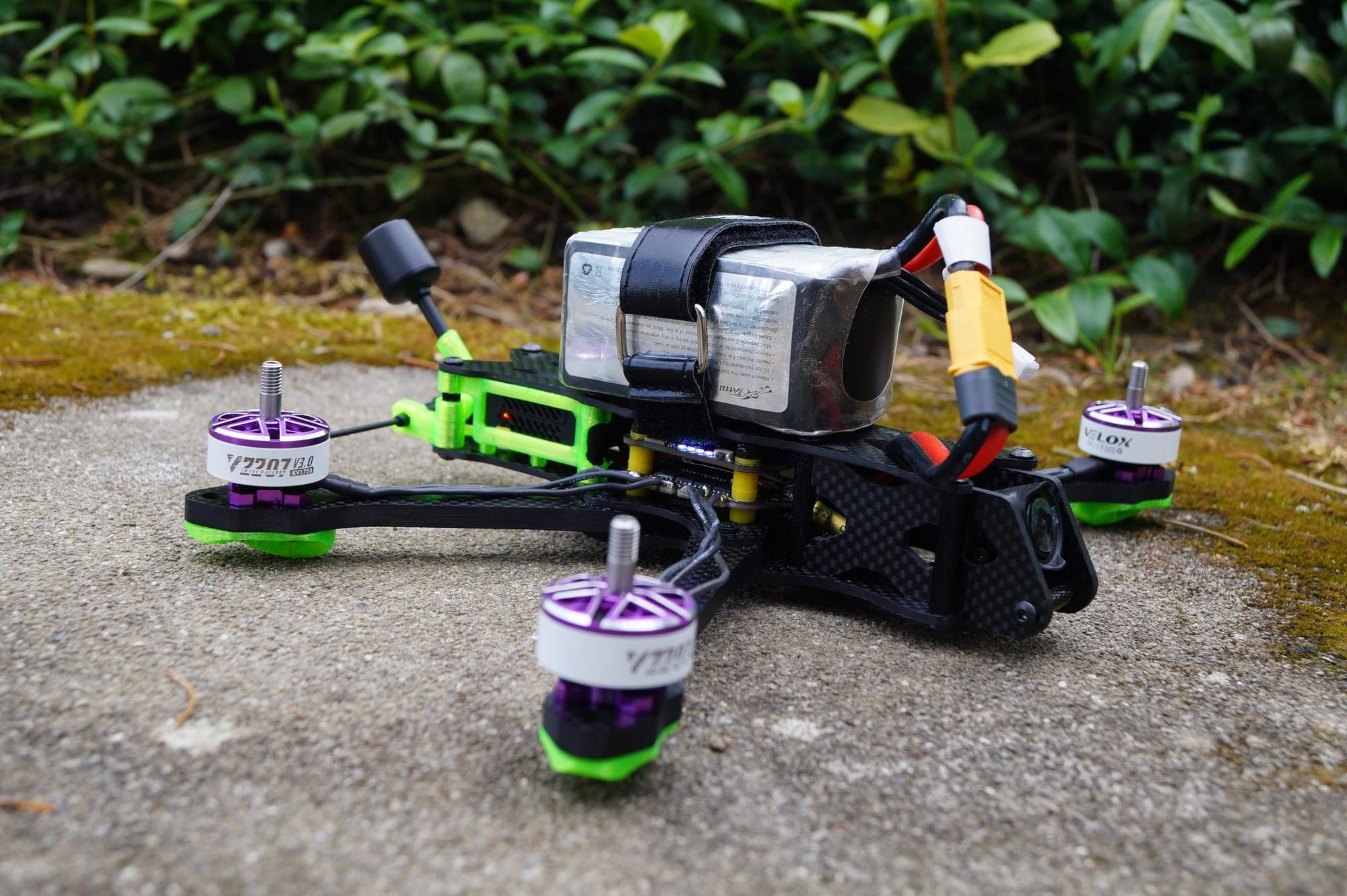 5-inch freestyle quad — detail