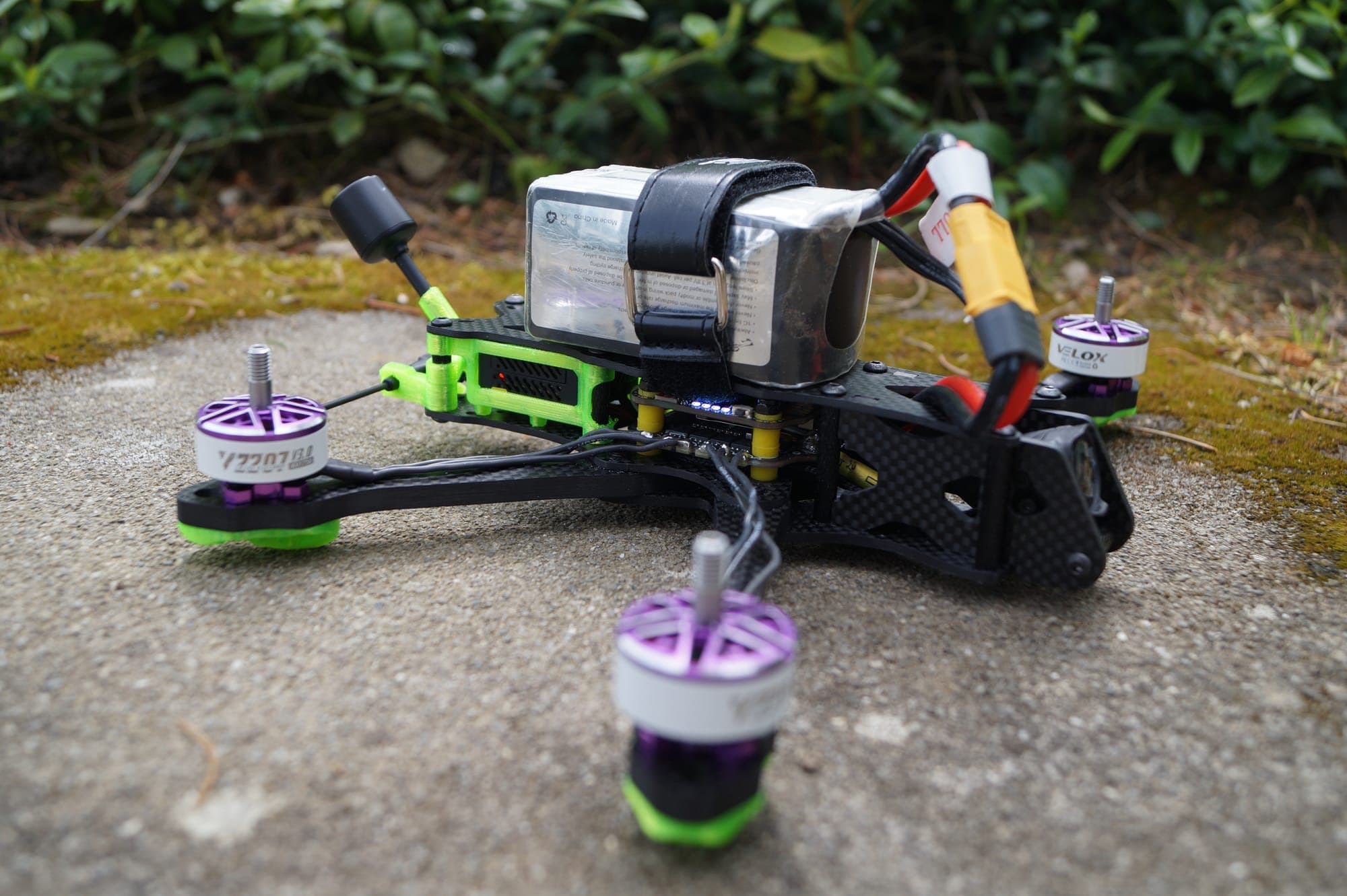 5-inch freestyle quad — detail