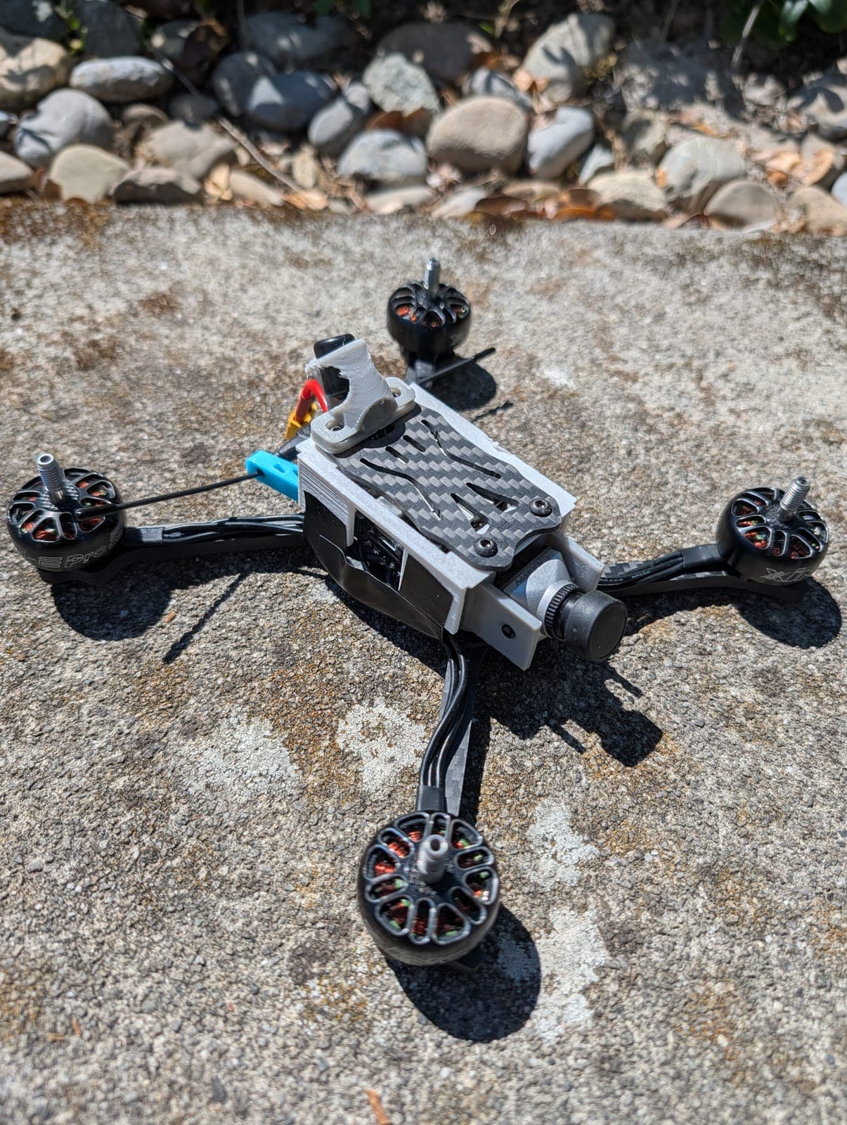 5-inch racing quad — detail